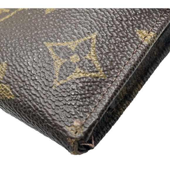 Louis Vuitton Monogram Clutch Wallet Vintage Cowhide Leather EUC - Picture 8 of 8